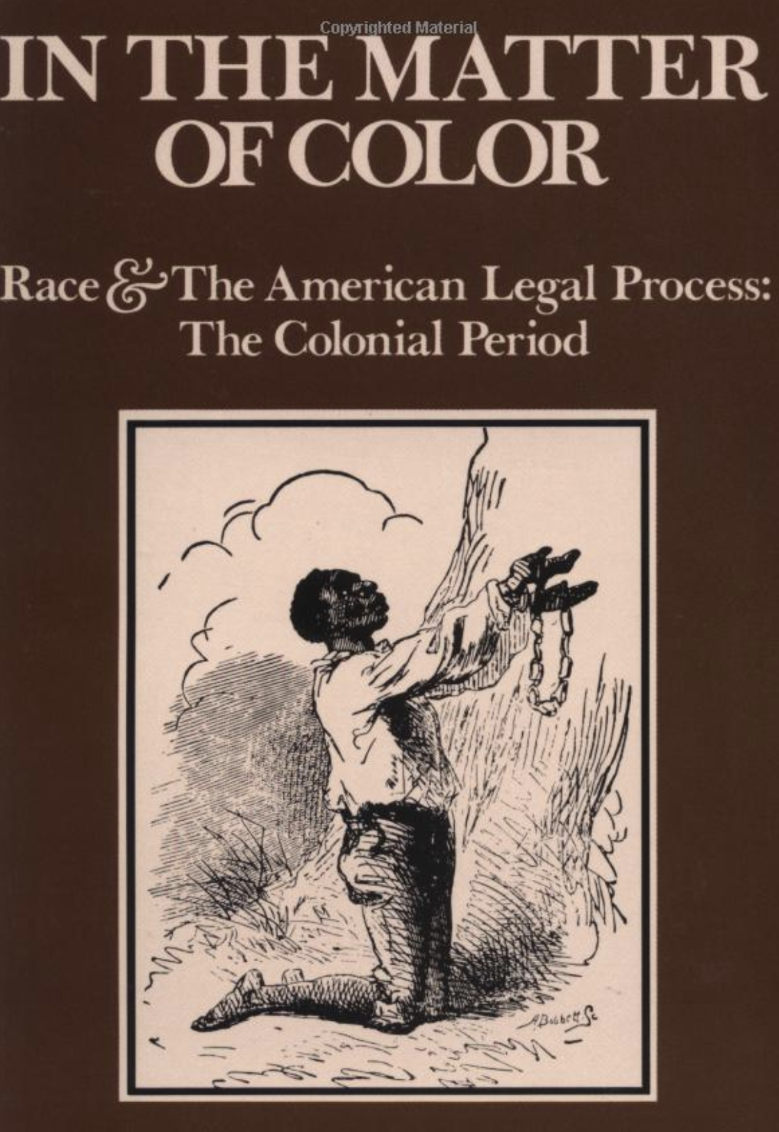 In the Matter of Color: Race and the American Legal Process: The Colonial Period 4TH Edition
